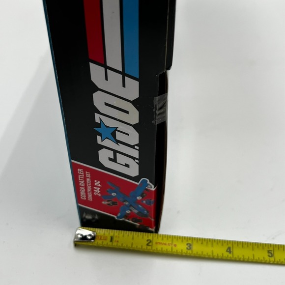 GI Joe Cobra Rattler Construction Set With 224 Pieces Brand New Hasbro - Picture 10 of 10